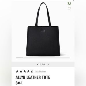 Dagne Dover Large Allyn Tote Onyx